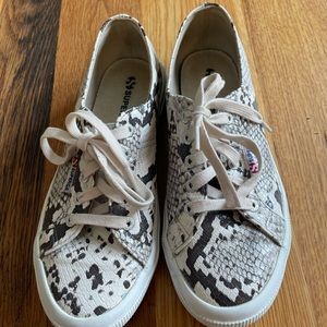 Snakeskin style Superga Sneakers